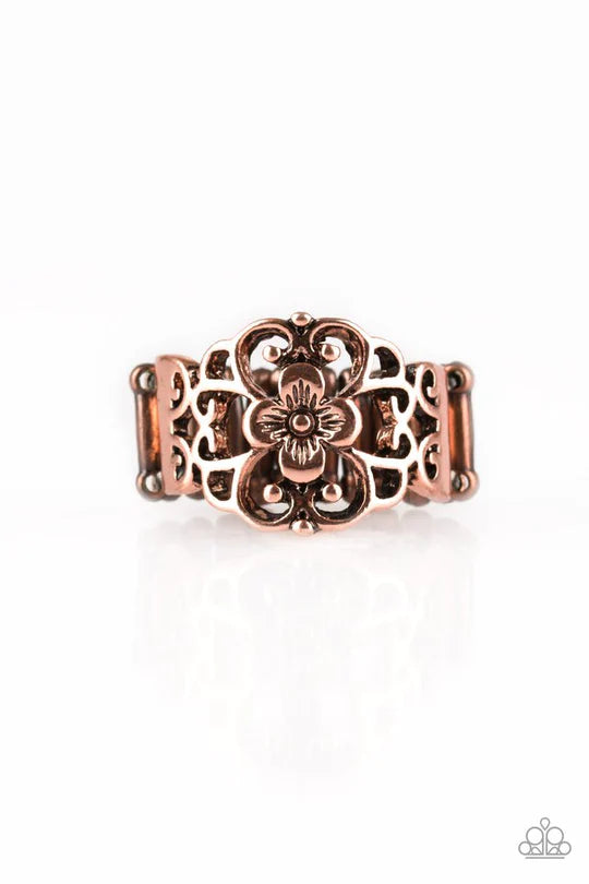 Fanciful Flower Gardens ~ Copper
