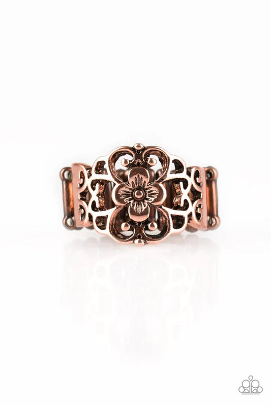 Fanciful Flower Gardens ~ Copper