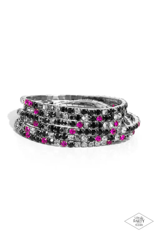 Rock Candy Range ~ Multi (Black, Pink & White)