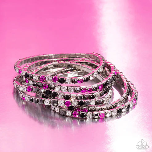 Rock Candy Range ~ Multi (Black, Pink & White)