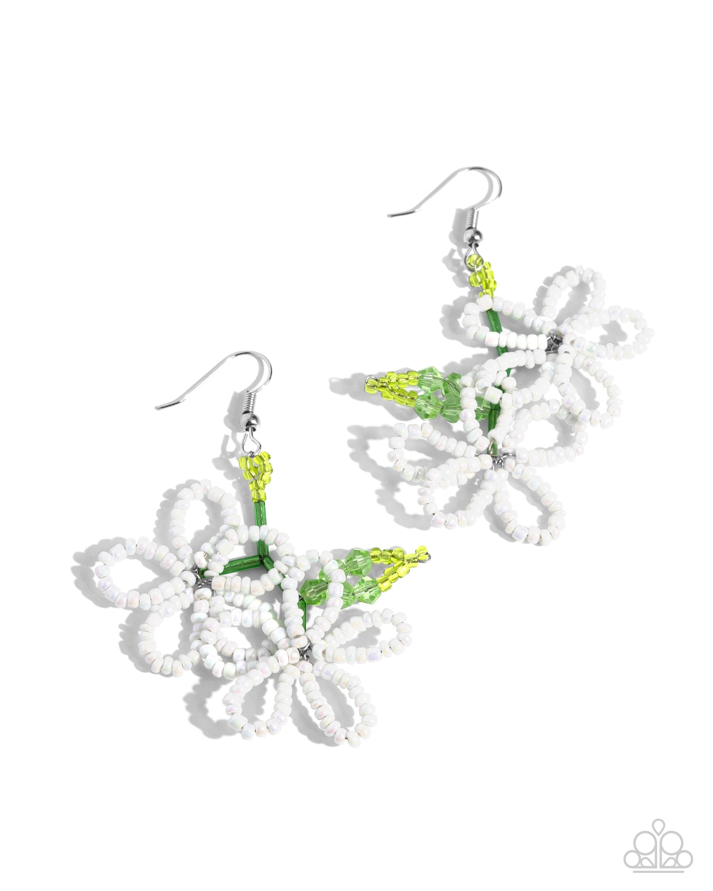 Beaded Blooms - White