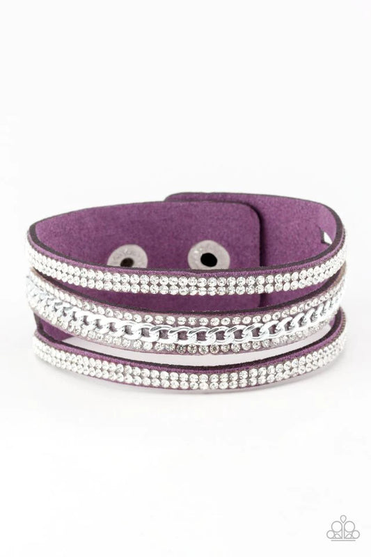 Rollin in Rhinestones ~ Purple