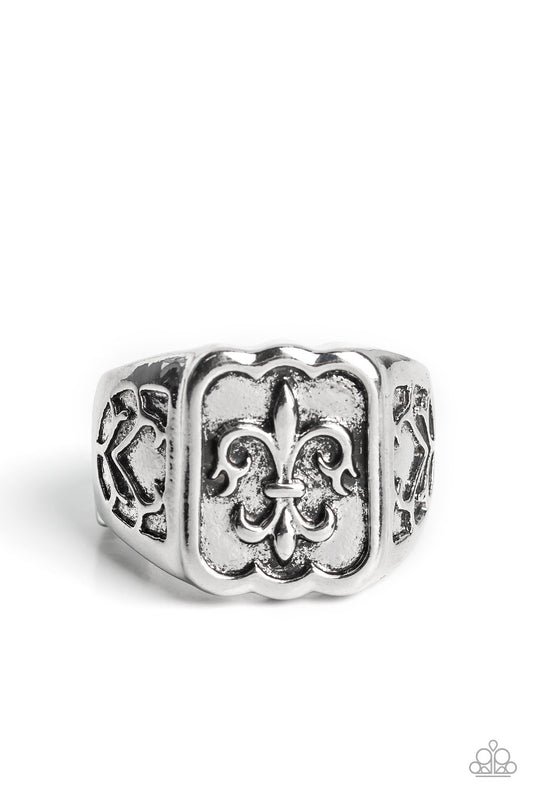 Fiercely Fleur-De-Lis - Silver