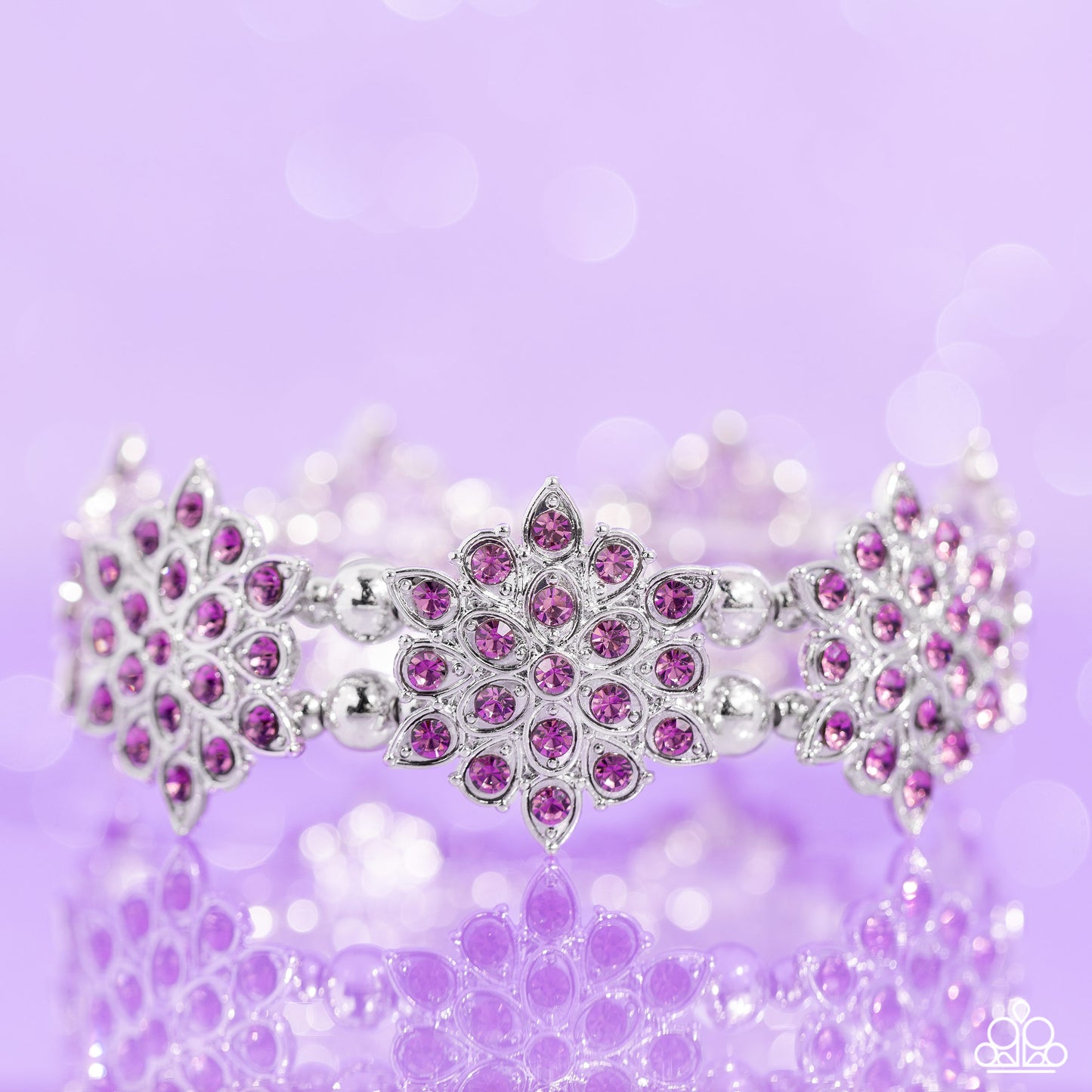 Scintillating Snowflakes - Purple