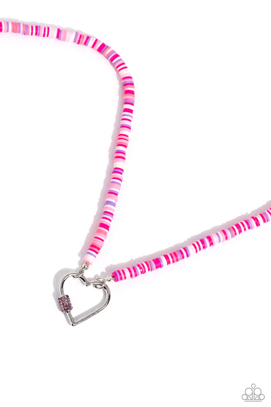 Clearly Carabiner - Pink